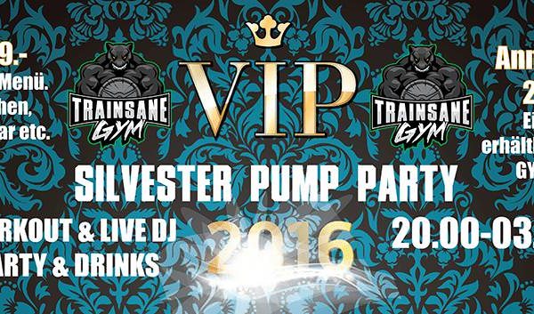 SILVESTER PUMP PARTY IM TRAINSANE GYM
