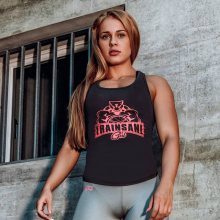 TRAINSANE GIRL Tank GREY
