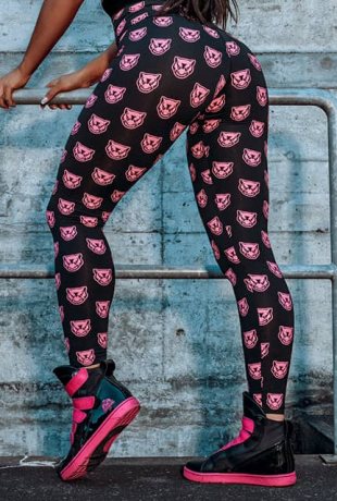 TRAINSANE GIRL Black Legging “Panther”