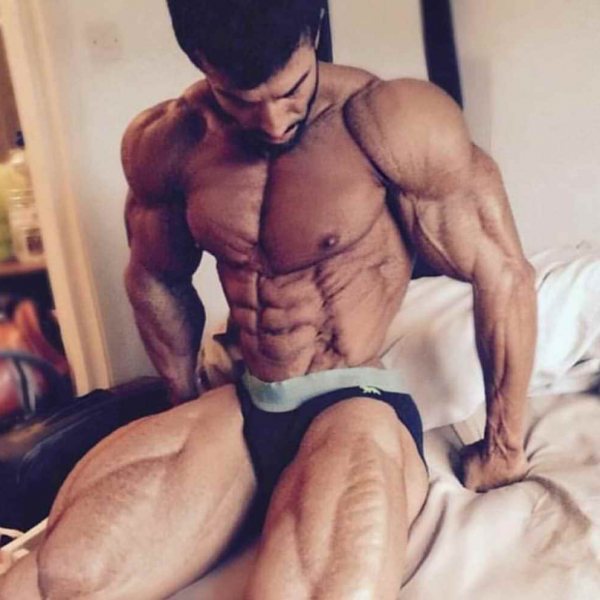 Real “shredded” look with carbohydrates in the diet