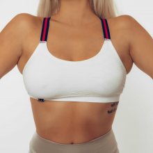 TRAINSANE GIRL Sport-Bra Snow White