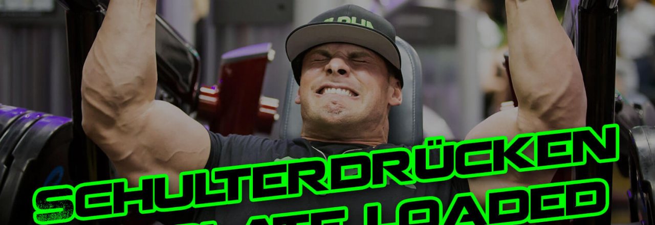 Schulterdrücken mit der Plate Loaded Maschine