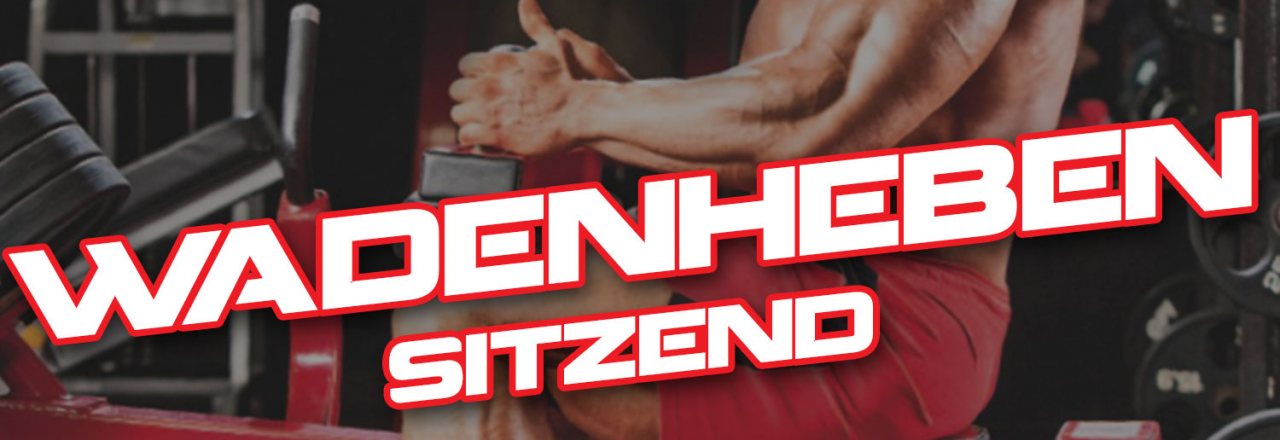 Wadenheben im Sitzen