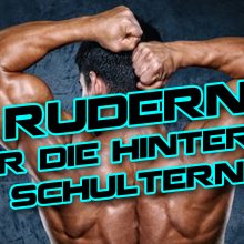 Rudern für die hinteren Schultern